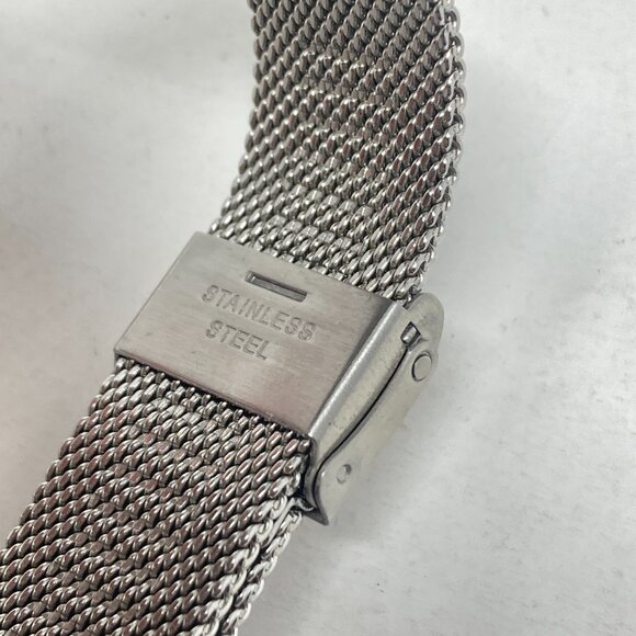 MVMT Watch Women 38mm Silver Tone Marble Dial Mesh Band New Battery main image 4